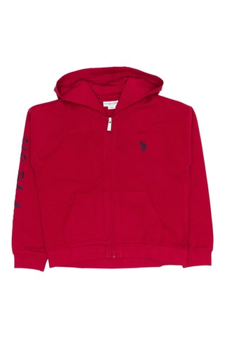 Sweat à capuche - Rouge et bleu
