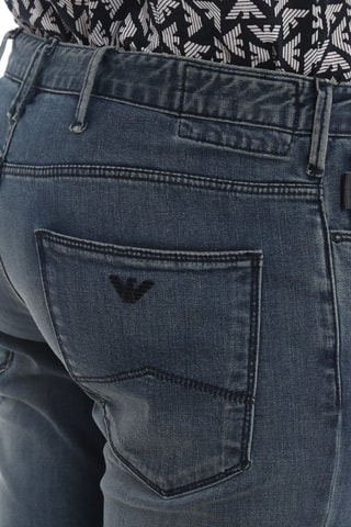 Jean - Bleu marine - Emporio Armani - Noir et bleu
