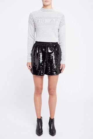 Short  - Emporio Armani - Argenté et noir