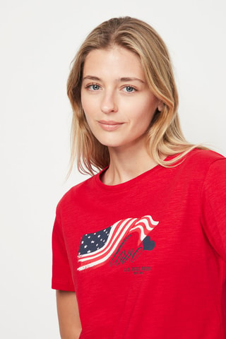T-shirt - US Polo - Rouge