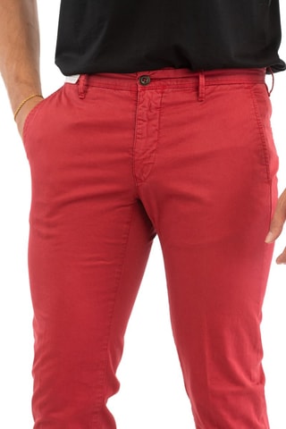 Pantalon slim - Incotex - Rouge