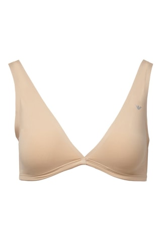 Brassière - Beige - Emporio Armani - Blanc et beige