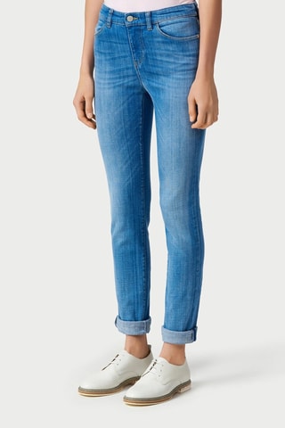 Jean - Blue cobalt - Emporio Armani - Blanc, noir et bleu