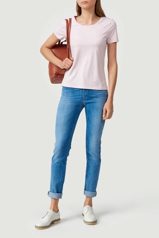 Jean - Blue cobalt - Emporio Armani - Blanc, noir et bleu