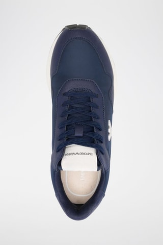 Baskets - Beige et bleu