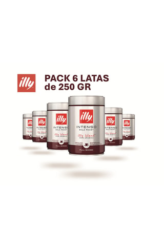 Café molido Intenso Illy - 6 x 250 g