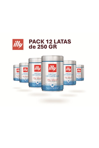 Café molido Descafeinado Illy - 12 x 250 g