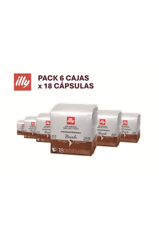 Café Arabica Selection Brasil - 6 x 18 cápsulas