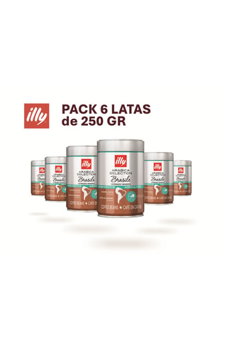 Café en grano Arabica Selection Brasil - 6 x 250 g