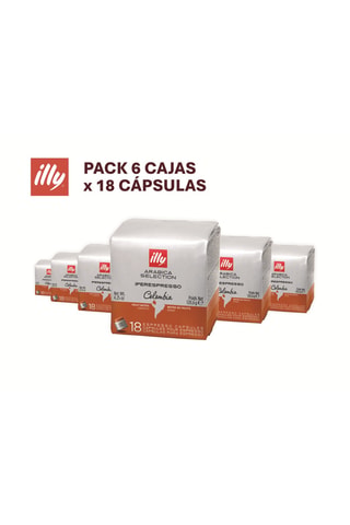 Café Arabica Selection Colombia - 6 x 18 cápsulas