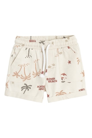 2 shorts - Marron et blanc