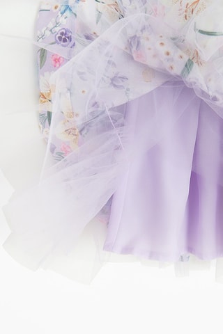 Abito effetto trompe-l’œil - Viola e rosa