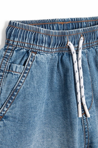 Short en jean - Bleu cobalt