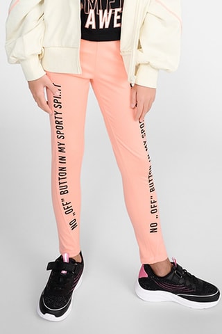 2 leggins - Noir et rose