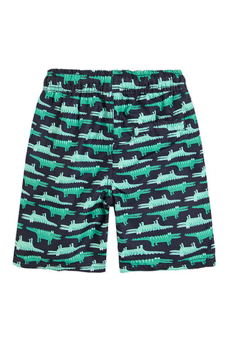 Short de bain Noir et vert d’eau