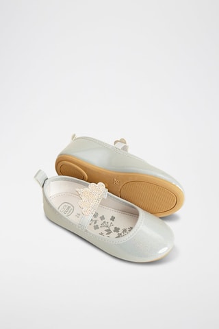 Ballerines vernies - Gris clair