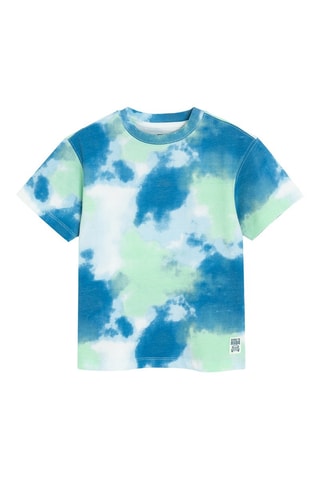 T-shirt tie and dye - Blanc
