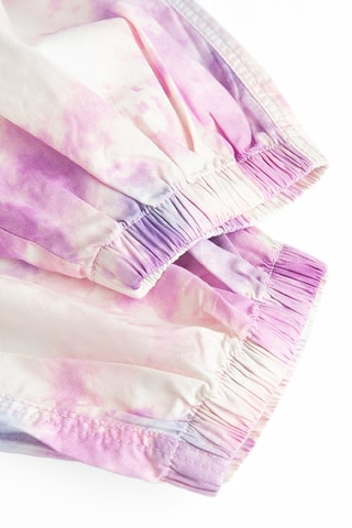 Pantalon tie and dye -  Rose et blanc