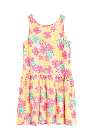 2 robes -  Fuchsia et jaune