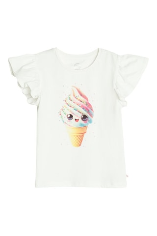 T-shirt -  Blanc