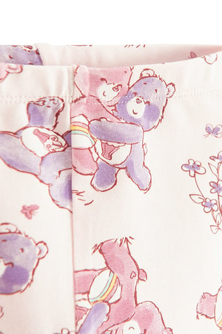 Legging Grostaquin et Groscadeau Les Bisounours -  Rose poudré