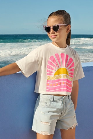 T-shirt -  Blanc
