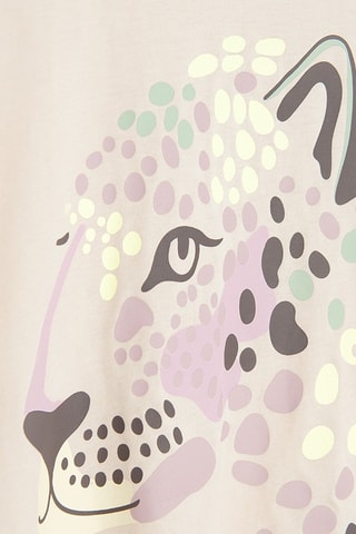 T-shirt - Beige et anthracite