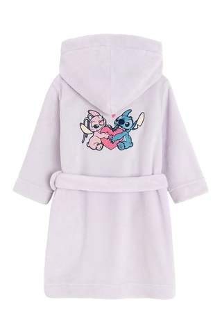 Peignoir à capuche Stitch et Angel Lilo et Stitch Disney - Violet