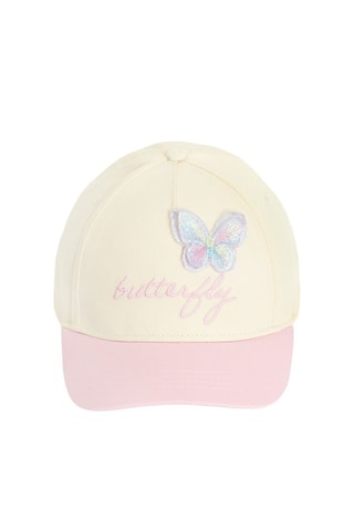 Casquette - Beige et rose