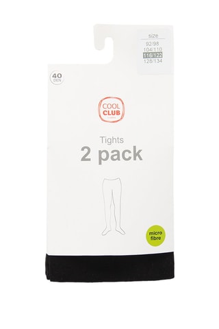 2 collants - 40 deniers - Noir et écru