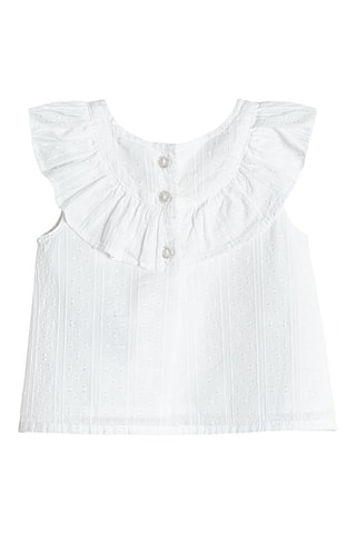 Blouse et jupe - Blanc et ciel