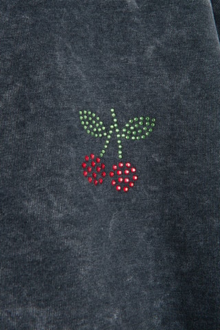 Sweat à capuche - Noir chiné