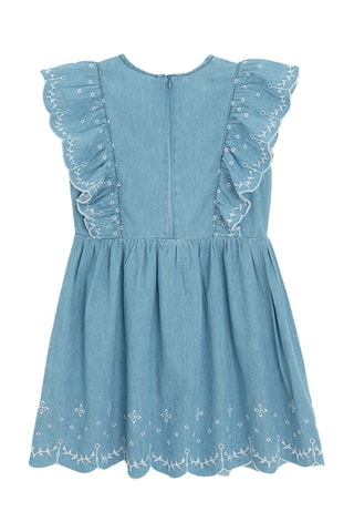 Robe en jean - Bleu cobalt