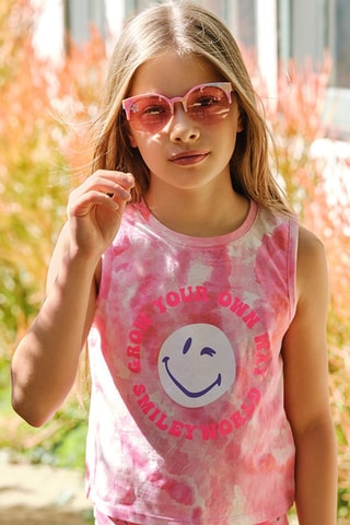 Debardeur tie and dye - Rose