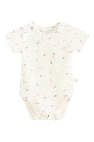 Body et salopette - Rose et blanc