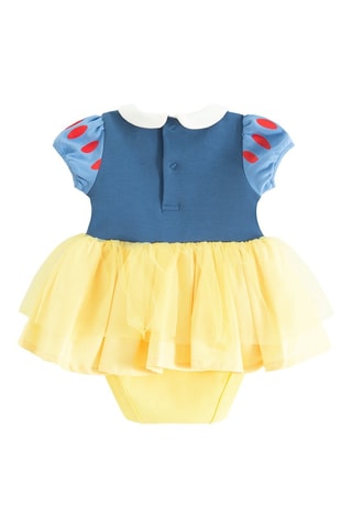 Bandeau et body-robe Blanche-Neige Disney - Bleu cobalt et jaune