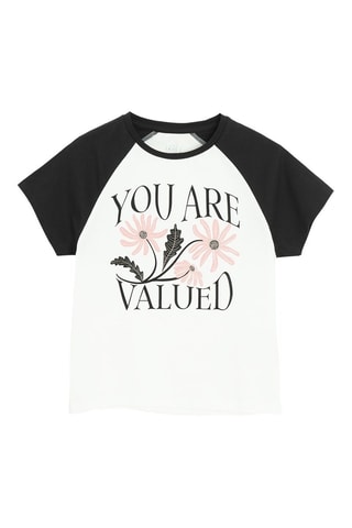 T-shirt - Blanc et noir