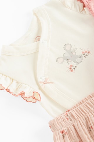 Ensemble 3 pièces - Rose
