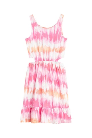 Robe tye and die - Blanc et rose