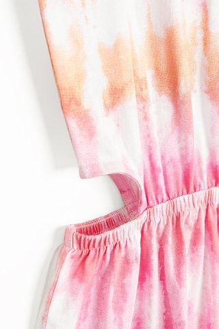Robe tye and die - Blanc et rose