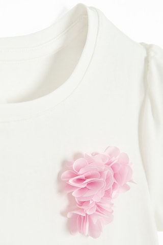 T-shirt - Blanc et vert