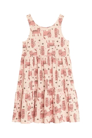 Robe - Beige et marron
