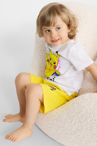 Pyjama Pikachu Pokémon - Blanc et jaune