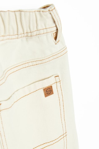 Short en jean - Beige