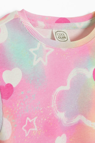 T-shirt tie and dye - Rose