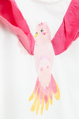 Blouse - Blanc et rose
