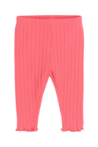 T-shirt et legging Ecru et rouge