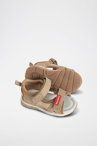 Sandales en cuir - Marron