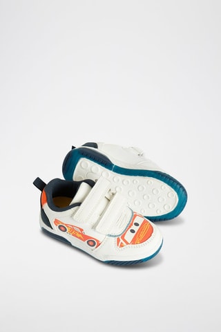 Baskets Flash McQueen Cars Disney - Blanc