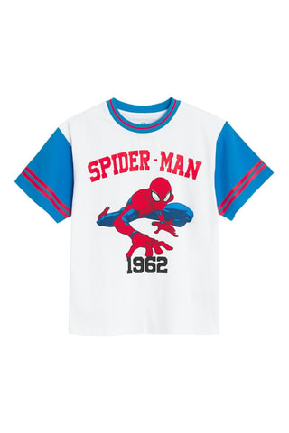 T-shirt Spider-Man Avengers Marvel -  Blanc